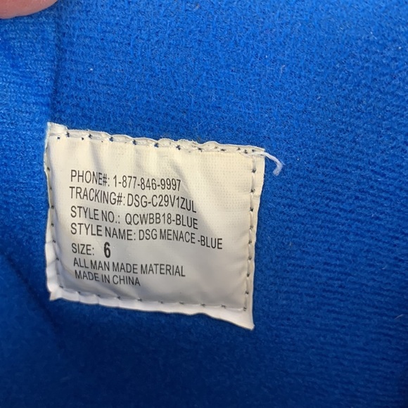 DSG menace blue winter snow boots - Picture 9 of 14